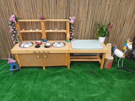 Large Mud kitchen with water / sand table