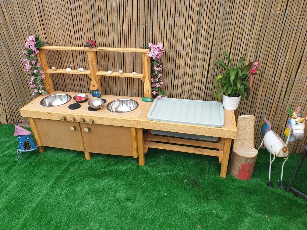 Large Mud kitchen with water / sand table