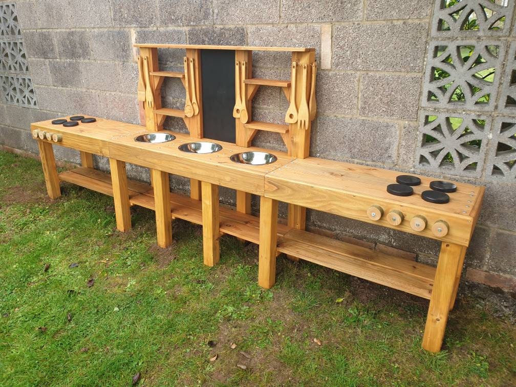 Deluxe XXL mud kitchen front right view